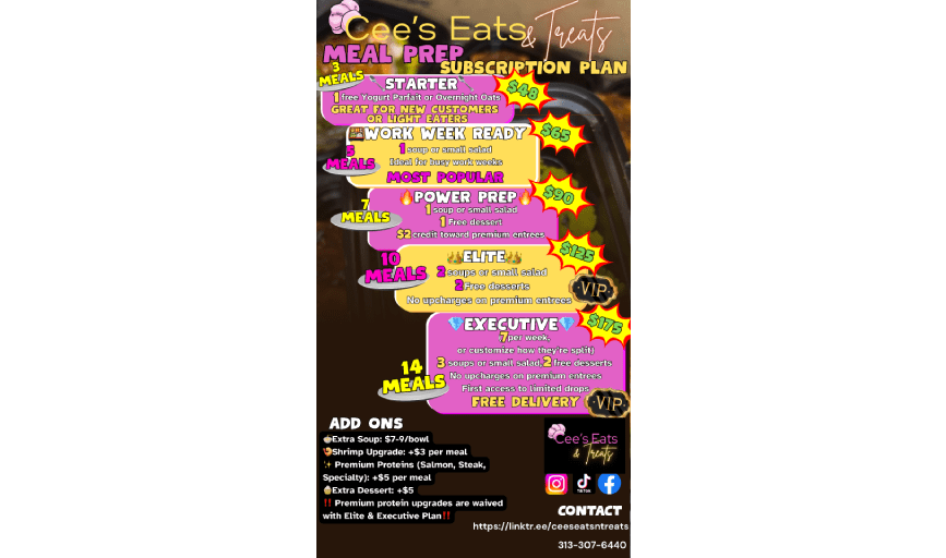 Custom Meal Plans